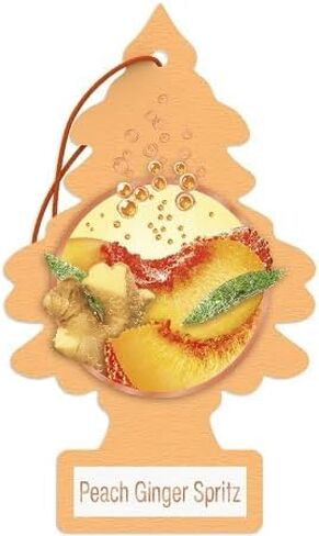 LITTLES TREESAS Car Air Freshener | Hanging Tree Provides Long Lasting Scent for Auto or Home | Peach Ginger Spritz, 3 Pack Air Fresheners in Saudi Arabia