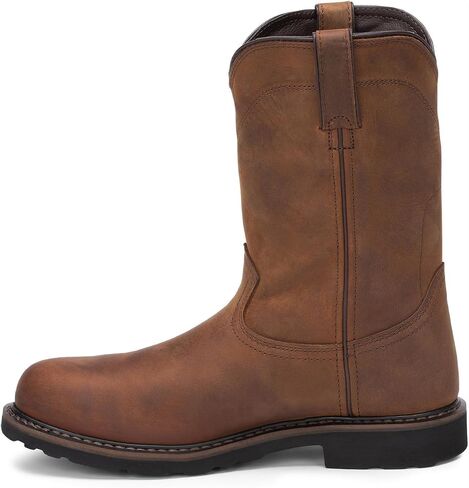 Justin Men's Wyoming Waterproof Western Work Boot Steel Toe - SE4961 10.5 D(M) US in Saudi Arabia