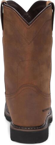 Justin Men's Wyoming Waterproof Western Work Boot Steel Toe - SE4961 10.5 D(M) US in Saudi Arabia
