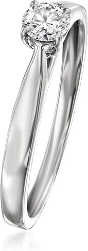 Ross-Simons 0.25 Carat Lab-Grown Diamond Solitaire Ring in Sterling Silver in Saudi Arabia
