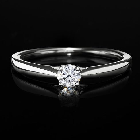 Ross-Simons 0.25 Carat Lab-Grown Diamond Solitaire Ring in Sterling Silver in Saudi Arabia