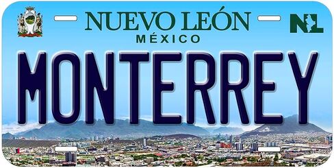 Monterrey Mexico Novelty Car Auto License Plate in Saudi Arabia