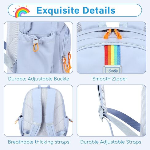 CAMTOP Kids Backpack for Girls Boys School Backpacks for Kids from Elementary to Teens Ages 8-10 with Laptop Sleeve Travel Lightweight Sturdy Bookbag in Saudi Arabia