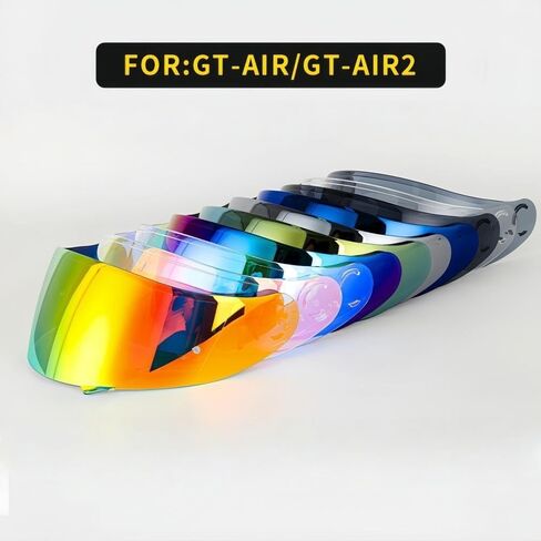 GT Air 2 Visor Shield Replacement,CNS-1 Motorcycle Helmet Face Shield for GT-Air/GT-Air 2/Neotec 1/TC-5/TC-9 (Revo Clear Red) in Saudi Arabia