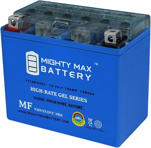 Mighty Max Battery YT12B-4 GEL 12V Battery for Yamaha YZF R6 R1 1999-2000 in Saudi Arabia