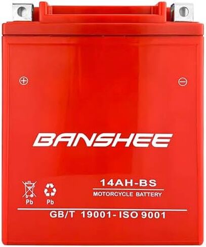 بديل Banshee لبطارية YTX14AH-BS 235CCA لـ Polaris Magnum Sportsman 425, 500 YFM 350, 400 in Kuwait