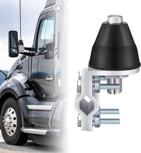 Shimeyao Single Slot CB Radio Antenna Mounting Bracket, CB Mounting Bracket Compatible with Pl-259 Hookup Wire and Standard 3/8-24 Threaded Antenna in Saudi Arabia