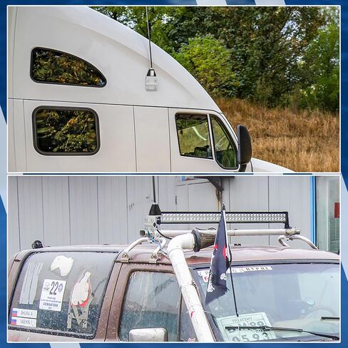 Shimeyao Single Slot CB Radio Antenna Mounting Bracket, CB Mounting Bracket Compatible with Pl-259 Hookup Wire and Standard 3/8-24 Threaded Antenna in Saudi Arabia