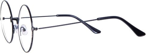 ALVOGIMOR Retro Round Eyeglasses Clear Lens Metal Frame Glasses For Men Women Party Costume Accessories in Saudi Arabia
