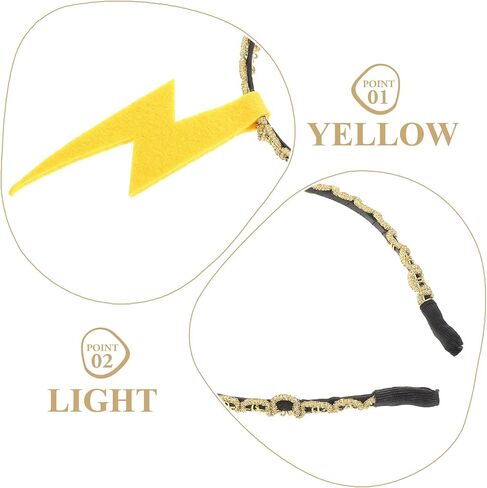 Luxshiny Party Flash Headband, Halloween Party Hairband Performance Hair Band for Women Girls Party Prop in Kuwait