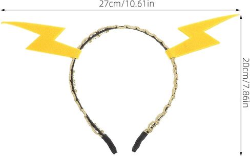 Luxshiny Party Flash Headband, Halloween Party Hairband Performance Hair Band for Women Girls Party Prop in Kuwait