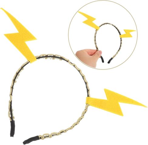 Luxshiny Party Flash Headband, Halloween Party Hairband Performance Hair Band for Women Girls Party Prop in Kuwait