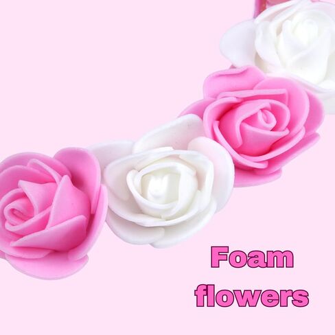 Needzo Floral Headband, Festival and Party Costume Flower Headwear, Photo Props and Favors, One Size Fits Most in Saudi Arabia