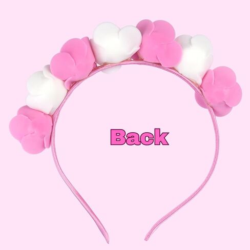 Needzo Floral Headband, Festival and Party Costume Flower Headwear, Photo Props and Favors, One Size Fits Most in Saudi Arabia