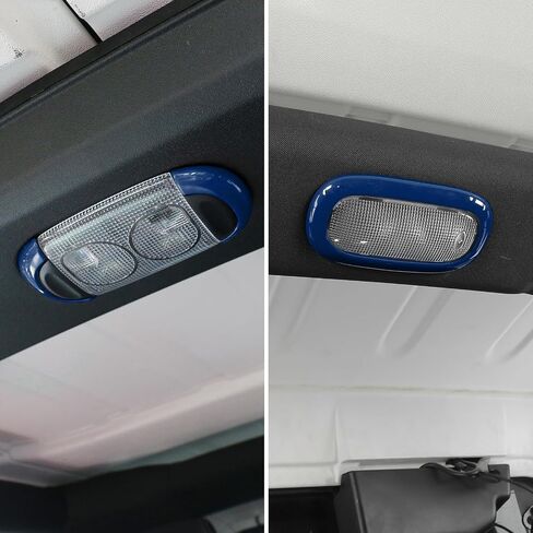 for Jeep JK Map Dome Light Trim Cover Fit for Jeep Wrangler JK JKU 2011-2017 4DR Chrome Interior Accessories 3pcs in Saudi Arabia