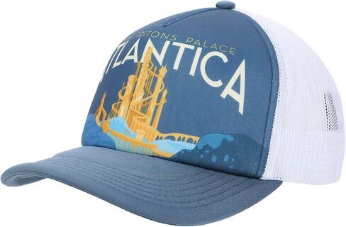 Disney The Little Mermaid Atlantica Blue Foam Trucker Hat in Saudi Arabia