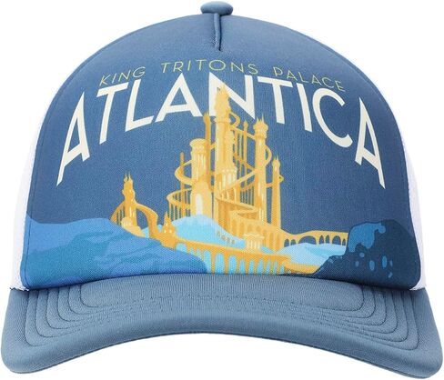 Disney The Little Mermaid Atlantica Blue Foam Trucker Hat in Saudi Arabia