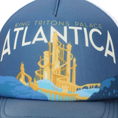 Disney The Little Mermaid Atlantica Blue Foam Trucker Hat in Saudi Arabia