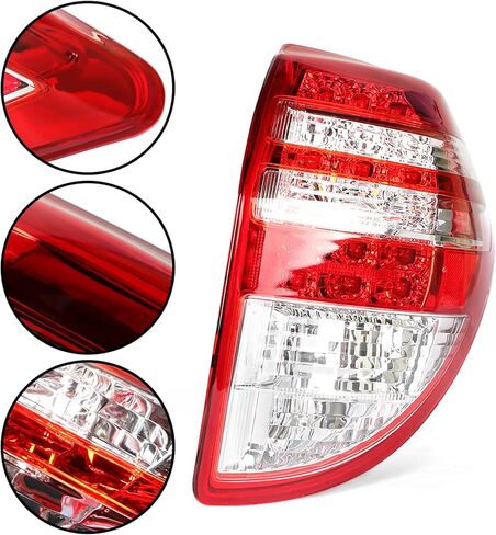 Silscvtt الجانب الأيمن الذيل ضوء احتياطية مجموعة مصابيح استبدال لتويوتا RAV4 2009-2012 الفرامل الخلفية الذيل مصباح الركاب الجانب TO2801181 815500R010 in Saudi Arabia