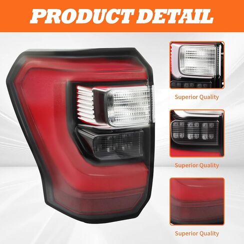 Left Tail Light Assembly Compatible with 2018-2021 Expedition Driver Side Rear Lamp Taillight JL1Z-13405-H (Left) in Saudi Arabia
