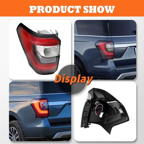 Left Tail Light Assembly Compatible with 2018-2021 Expedition Driver Side Rear Lamp Taillight JL1Z-13405-H (Left) in Saudi Arabia