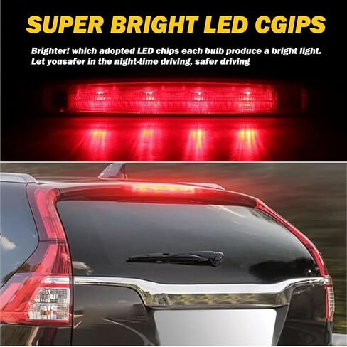 Red Tail light Assembly For Honda CR-V CRV 2012 2013 2014 2015 2016 Rear High Mount 3rd Third Brake Lamp Car Accessories 34270T0AA01 34270TFCH01 in Saudi Arabia