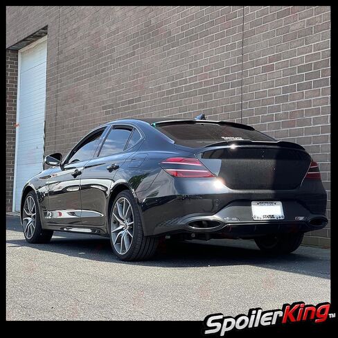 SpoilerKing Rear Window Roof Spoiler Visor with Center Cut (284RC) Compatible with Genesis G70 2018-present in Saudi Arabia