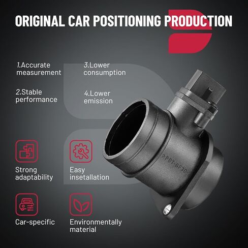 BDFHYK Mass Air Flow Sensor Meter MAF Sensor 038906461C, 06A906461 Compatible with Volkswagen Beetle 1998-2004, Golf 1999-2004, Jetta 1999-2004 in Saudi Arabia