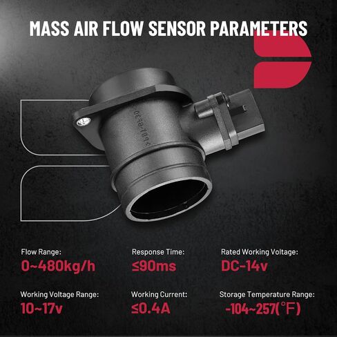 BDFHYK Mass Air Flow Sensor Meter MAF Sensor 038906461C, 06A906461 Compatible with Volkswagen Beetle 1998-2004, Golf 1999-2004, Jetta 1999-2004 in Saudi Arabia
