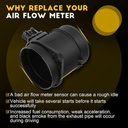 OCPTY Mass Air Flow Sensor Meter MAF Fits for Cadillac CTS SRX STS, for Chevrolet Equinox Traverse,for GMC Acadia,for Pontiac Torrent,for Saturn Outlook,for Buick Enclave 5Pins 86-10160 in Saudi Arabia