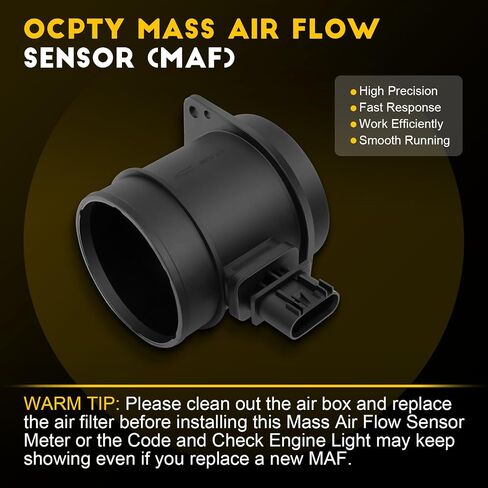 OCPTY Mass Air Flow Sensor Meter MAF Fits for Cadillac CTS SRX STS, for Chevrolet Equinox Traverse,for GMC Acadia,for Pontiac Torrent,for Saturn Outlook,for Buick Enclave 5Pins 86-10160 in Saudi Arabia
