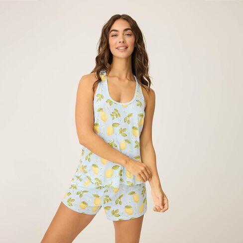PJ Salvage womens [Amazon Exclusive] Cool Touch Jersey Tank 2-piece Pj Set in Saudi Arabia