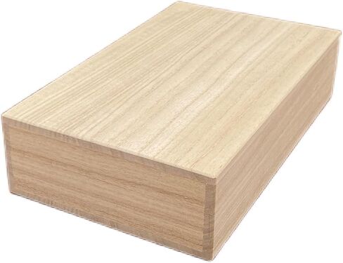 Paulownia Wood Box Kiribako, Unfinished Wooden Box for Craft, Gift Packaging, Handmade Japanese Storage Box for Tea, jewelry, Watch, Decorative, Lightweight Keepsake Box, Inner 8.45×4.9×1.8H inches in Saudi Arabia