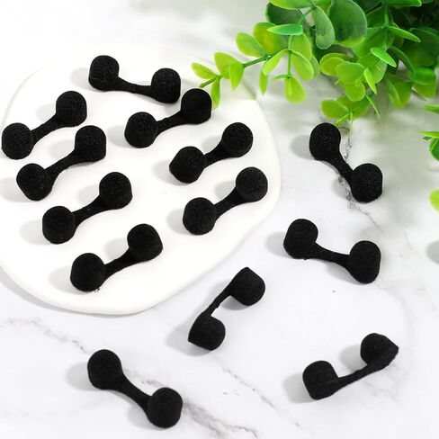 200 قطعة من مرشحات الأنف للاستعمال مرة واحدة، مرشح إسفنجة ناعمة، مرشح الأنف لرذاذ تسمير البشرة بدون شمس لحماية الأنف في الهواء الطلق (أسود) in Kuwait