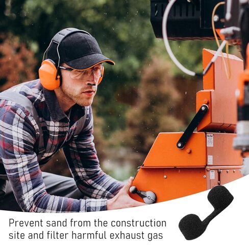 200 قطعة من مرشحات الأنف للاستعمال مرة واحدة، مرشح إسفنجة ناعمة، مرشح الأنف لرذاذ تسمير البشرة بدون شمس لحماية الأنف في الهواء الطلق (أسود) in Kuwait