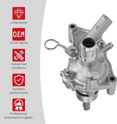 مجموعة مضخة مياه JAVIK لسيارة Honda Rincon 650 TRX650FA Rincon 650 TRX650FGA 2004-2005 O.E.M #19200-HN8-010 in Saudi Arabia