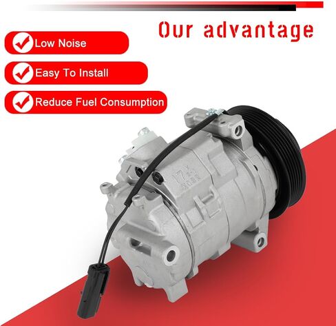 cciyu AC Compressor for 2007-2010 Fit for Chrysler 300 3.5L 2007-2008 Fit for Chrysler Pacifica 4.0L Replaces AC Compressor for Car in Saudi Arabia