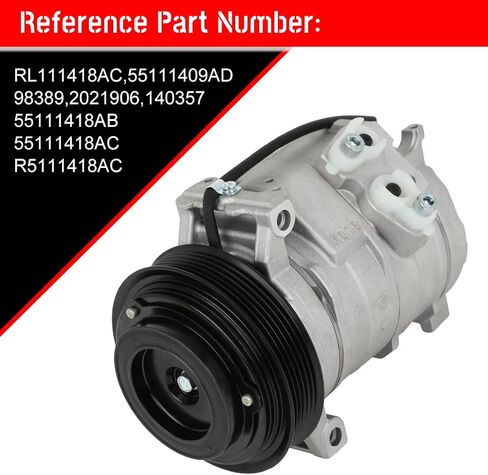 cciyu AC Compressor for 2007-2010 Fit for Chrysler 300 3.5L 2007-2008 Fit for Chrysler Pacifica 4.0L Replaces AC Compressor for Car in Saudi Arabia