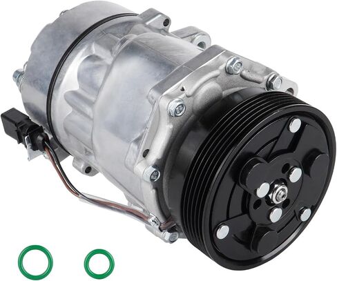Air Conditioner AC Compressor with Clutch for Audi TT/TT Quattro 1.8l 00 01 02 03 04 05 06, for Volkswagen Beetle 1.8 1.9 2.0 1998-2006, for Jetta Golf R32 Sharan 1.8l 1.9l 2.0l 2.8l 3.2l in Saudi Arabia