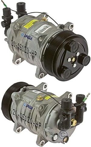 Liphontcta New AC A/C Compressor Fits: Suttle Busses & Vans Replaces Zexel/Tama 2521195, 488-46120 in Saudi Arabia
