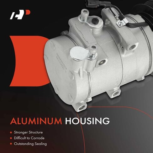 A-Premium A/C Compressor with Clutch Compatible with Hyundai Santa Fe 3.5L 2003-2006, XG300 2001-2001, XG350 2002-2005, Kia Amanti 2004-2006 in Saudi Arabia
