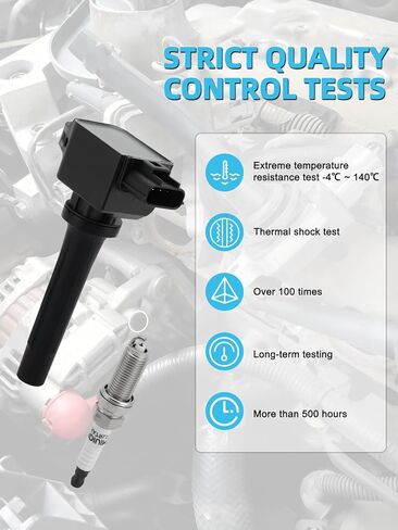 Set Of 4 UF656 Ignition Coil Pack & Iridium Spark Plugs (2.0L 2.2L 2.5L) 2012-2020 For Mazda 3 Sport 6 CX-3 CX-5 CX-9 MX-5 Miata, Replace # GN10625 5C1894 C-857 P51B18100 in Saudi Arabia