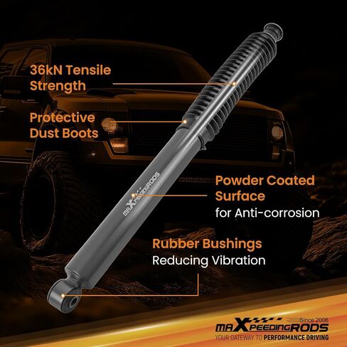 ممتص الصدمات الأمامي maXpeedingrods 3-4.5 بوصة لسيارة جيب رانجلر JK JKU 2007-2018، إصدار G1 in Kuwait