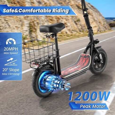 سكوتر كهربائي كاروما 120 واط، سكوتر أسود قابل للطي للأولاد والبنات in Kuwait