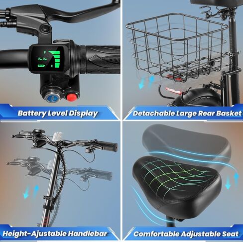 سكوتر كهربائي كاروما 120 واط، سكوتر أسود قابل للطي للأولاد والبنات in Kuwait