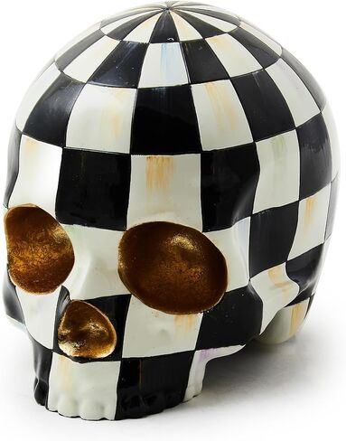 MACKENZIE-CHILDS Courtly Mini Skulls, Resin Skull Collection for Halloween Table Decor and More, Set of 3 in Saudi Arabia