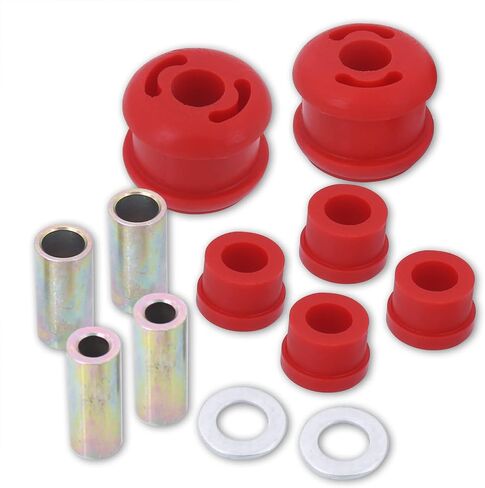 AJP Distributors Performance Upgrade Suspension 4-Piece Front Lower Control Arm LCA Solid Polyurethane Bushing Kit Bushings Red For Forester SH Impreza WRX Legacy Outback 04 05 06 07 08 09 10 11 12 13 in Saudi Arabia