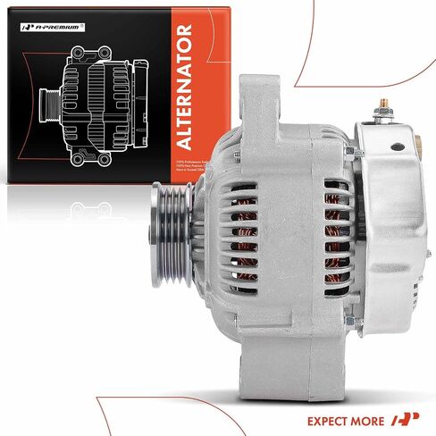 مولد كهربائي ممتاز متوافق مع Toyota Paseo 1993-1999، Tercel 1995-1998، 1.5L، 12V 70A 4-Groove Pulley في اتجاه عقارب الساعة، استبدال # 101211-0340، 27060-11270 in Saudi Arabia