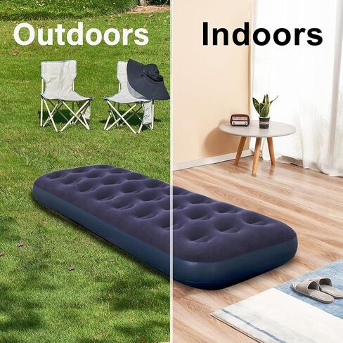 Inflatable Camping Sleeping Pad, Portable Sleeping Mat, Waterproof Camping Mattress, Lightweight Camping Sleeping Mat, Easy to Set up Camping Mattress for Outdoor Backpacking Hiking Traveling in Kuwait