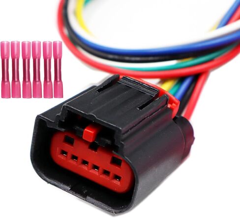 موصل مروحة تبريد الرادياتير 6 اتجاهات متوافق مع 2016-2019 Nissan Titan Wiring Harness Plug WPT-1241، 3U2Z14S411FJAC in Saudi Arabia